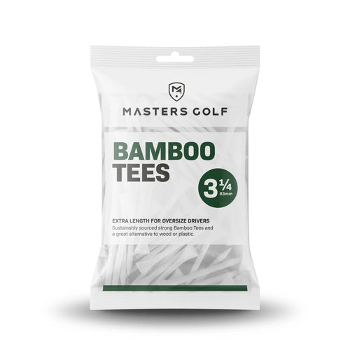 Bamboo Tees White 3 1/4" Small Pack (15)