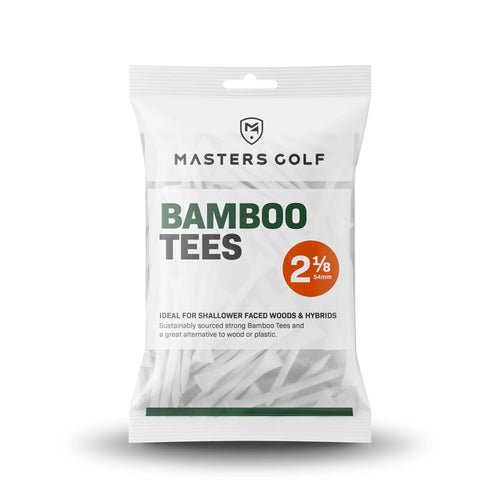 Bamboo Tees White 2 1/8" Small Pack (25)