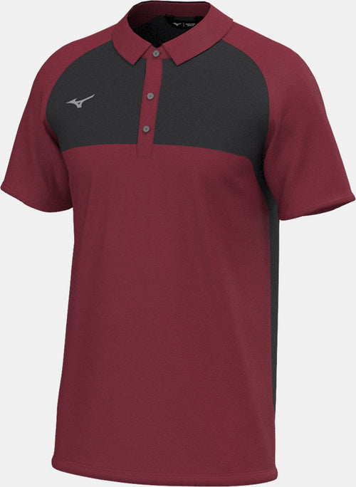 Mizuno Contrast Polo / Burgundy