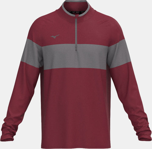 Mizuno Link 1/4 Zip / Burgundy