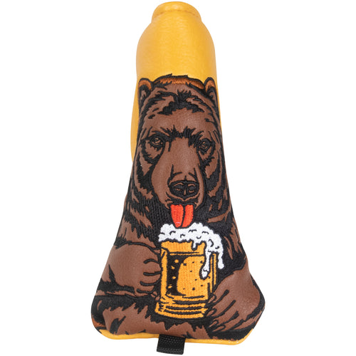 Craftsman Golf "Bear Beer" Blade Putter Headcover