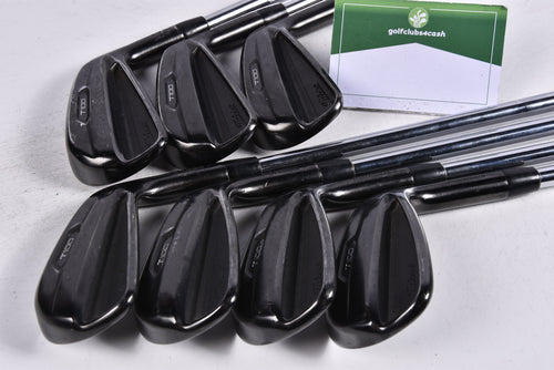 Titleist T100 Ltd Edition Black Irons / 4-PW / Stiff Flex KBS Tour Lite Shafts