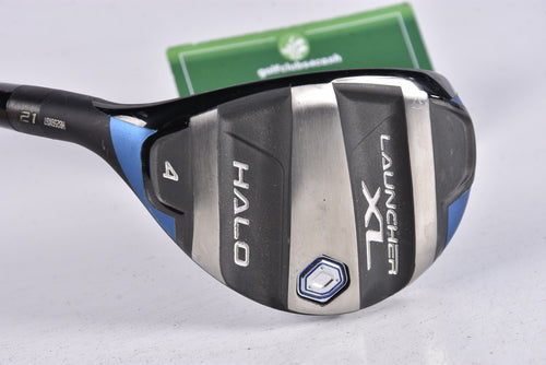 Ladies Left Hand Cleveland Halo XL #4 Hybrid / 21 Degree / Ladies Flex Cypher 40