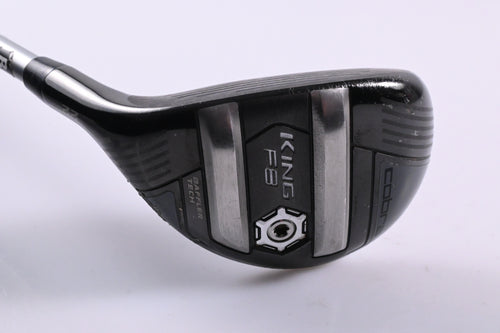Left Hand King Cobra King F8 #4 Hybrid / 22 Degree / Regular Flex Aldila Rogue