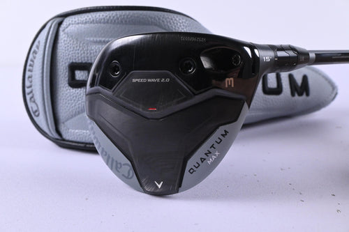 Callaway Quantum Max #3 Wood / 15 Degree / Regular Flex Denali Frost Silver 60