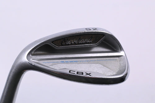 Left Hand Cleveland CBX Gap Wedge / 52 Degree / Wedge Flex Steel Shaft