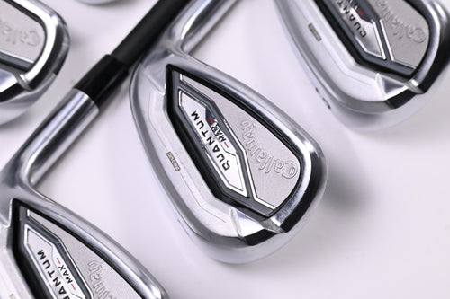 Callaway Quantum Max Irons / 7-PW+GW / Senior Flex Vanquish 5 Shafts