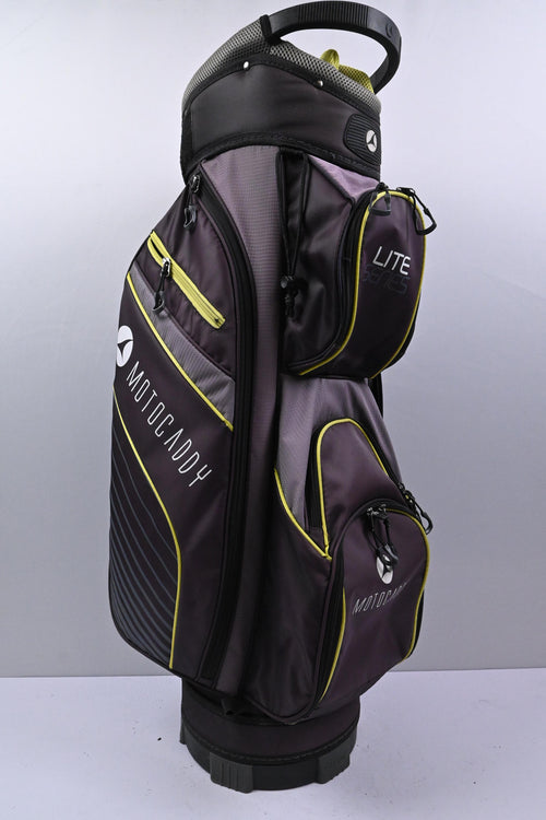 Motocaddy Lite Series Cart Bag / 14-Way Divider / Purple & Green