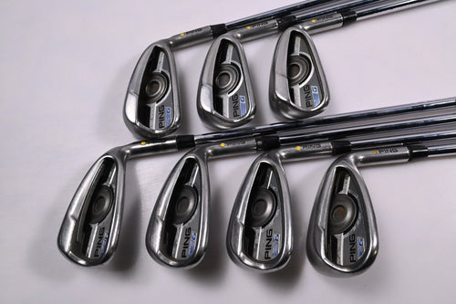Ping G Series Irons / 5-PW+SW / Yellow Dot / Stiff Flex Ping AWT 2.0 Shafts