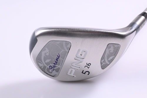 Ladies Ping Serene #5 Hybrid / 26 Degree / Ladies Flex Ping ULT 210 Shaft