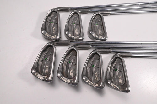 Ping ISI-K Irons / 3-9i / Green Dot / Stiff Flex Ping Karsten JZ Red Shafts