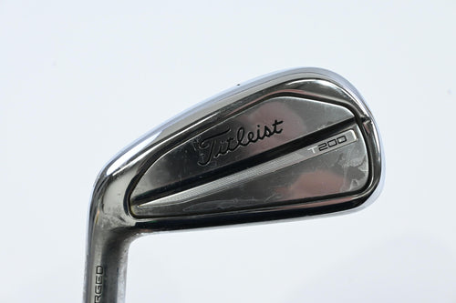 Left Hand Titleist T200 2023 #7 Iron / Stiff Flex NS Pro Modus3 Tour 120