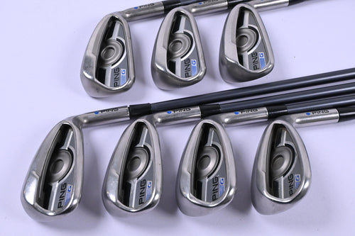 Ping G Series Irons / 5-PW+SW / Blue Dot / Senior Flex Ping CFS 65 Shafts