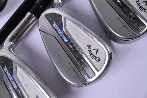 Callaway Paradym Ai Smoke Irons / 4-PW / Stiff Flex MMT 95 Shafts