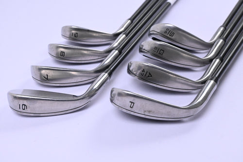 Callaway Rogue ST Max OS Irons / 6-PW+AW+GW+SW / Senior Flex Cypher 50 Shafts