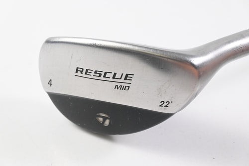 Taylormade Rescue Mid #4 Hybrid / 22 Degree / Stiff Flex Steel Shaft