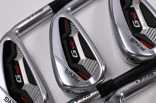 Ping G410 Irons / 6-PW+GW / Green Dot / Senior Flex Ping Alta CB Red Shafts