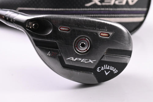 Left Hand Callaway Apex 21 #4 Hybrid / 21 Degree / Regular Flex Cypher 60 Shaft