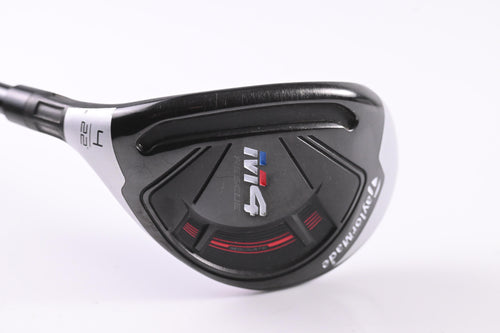 Left Hand Taylormade M4 #4 Hybrid / 22 Degree / Regular Flex Atmos Red 6 Shaft