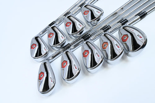 Taylormade R11 Irons / 4-PW+AW+SW / Regular Flex KBS 90 Shafts