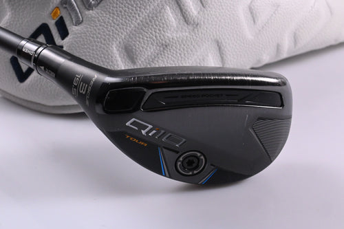 Left Hand Taylormade Qi10 Tour #3 Hybrid / 19.5 Degree / Stiff Flex Tensei AV