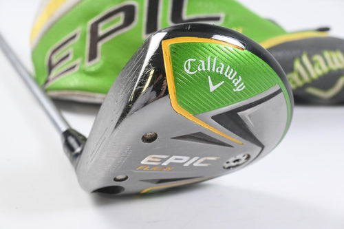 Left Hand Callaway Epic Flash #3 Wood / 15 Degree / Senior Flex EvenFlow 65