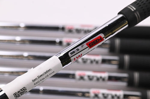 Taylormade SIM2 Max OS Irons / 5-PW+GW / Stiff Flex KBS MAX MT 85 Shafts