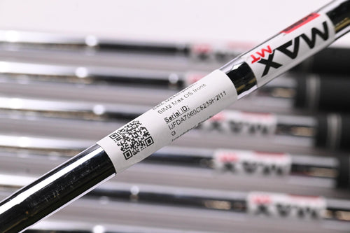 Taylormade SIM2 Max OS Irons / 5-PW+GW / Stiff Flex KBS MAX MT 85 Shafts