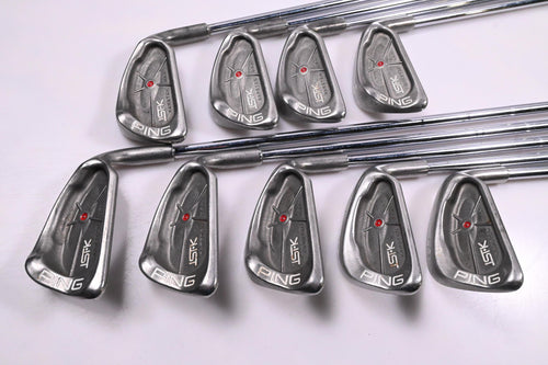 Ping ISI Irons / 3-PW+SW / Red Dot / Stiff Flex Ping Cushin Steel Shafts