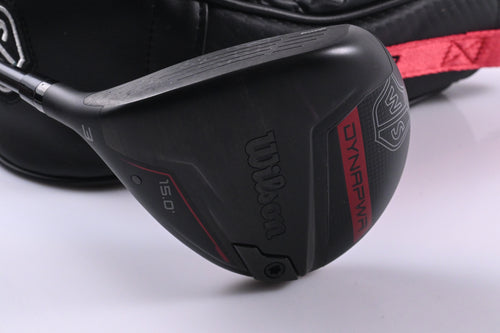 Left Hand Wilson Dynapower 2023 #3 Wood / 15 Degree / Regular Flex HZRDUS Smoke
