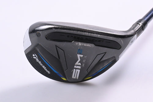 Taylormade SIM2 Max #4 Hybrid / 22 Degree / Regular Flex Ventus Blue 6 Shaft
