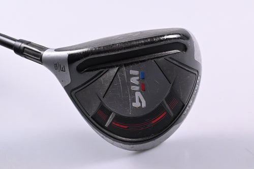 Left Hand Taylormade M4 #3 Wood / 15 Degree / Regular Flex Atmos Red 5 Shaft