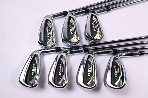 Cobra King Speedzone Irons / 5-PW+SW / Regular Flex KBS Tour 90 Shafts
