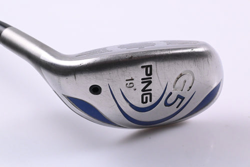 Left Hand Ping G5 #3 Hybrid / 19 Degree / Regular Flex Ping TFC 100 H Shaft