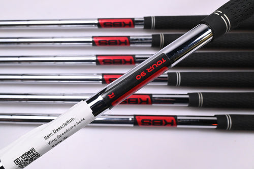 Cobra King Speedzone Irons / 5-PW+SW / Regular Flex KBS Tour 90 Shafts