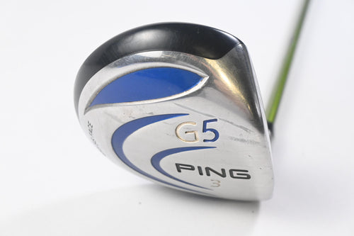 Ping G5 #3 Wood / 15 Degree / Stiff Flex Aldila NV Green 75 Shaft