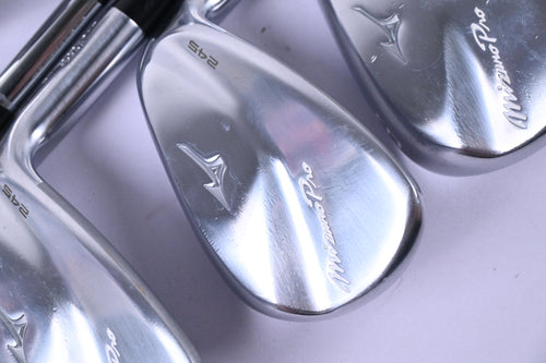 Mizuno Pro 245 Irons / 5-PW+GW / Stiff Flex Project X LZ 120 Shafts