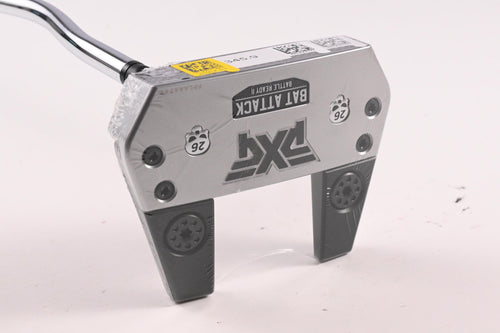 Left Hand PXG Battle Ready II Bat Attack Double Bend Putter / 34 Inch