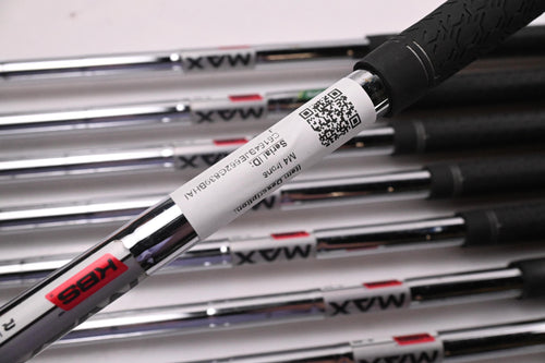 Taylormade M4 Irons / 4-PW+AW+SW / Regular Flex KBS Max 85 Shafts