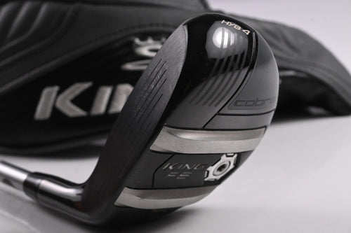 Left Hand Cobra King F8 #4 Hybrid / 22 Degree / Regular Flex Rogue Pro 75 Shaft