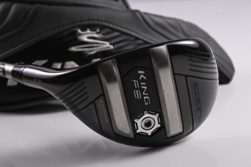 Left Hand Cobra King F8 #4 Hybrid / 22 Degree / Regular Flex Rogue Pro 75 Shaft