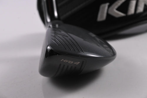 Left Hand Cobra King F8 #4 Hybrid / 22 Degree / Regular Flex Rogue Pro 75 Shaft