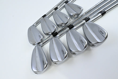 Ping i530 Irons / 4-PW+UW / Green Dot / Stiff Flex Dynamic Gold 115 S300 Shafts