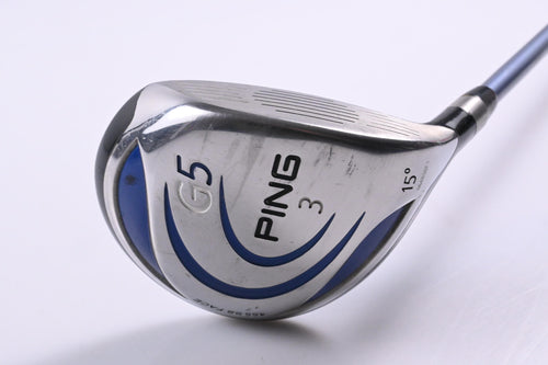 Ladies Ping G5 #3 Wood / 15 Degree / Ladies Flex Ping TFC 100 Shaft