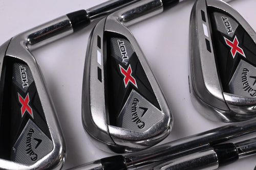 Callaway X Hot Irons / 6-PW+SW / Regular Flex SpeedStep 85 Shafts