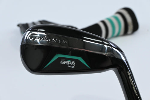 Taylormade GAPR Mid #3 Iron / 18 Degree / Stiff Flex KBS Hybrid 80 Shaft
