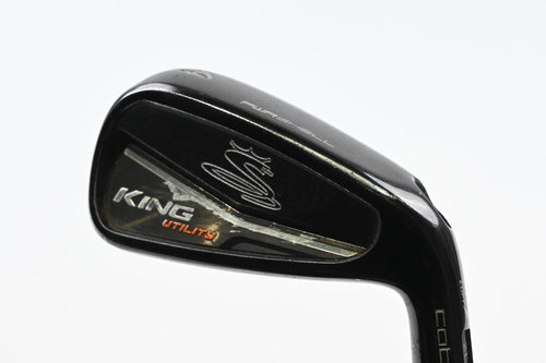 Cobra King Black Utility #4 Iron / 21 Degree / Regular Flex True Temper AMT R300