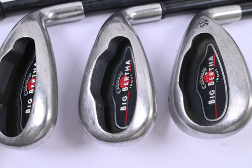 Callaway Big Bertha 2004 Irons / 5-PW+SW / Firm Flex Callaway RCH 75i Shafts