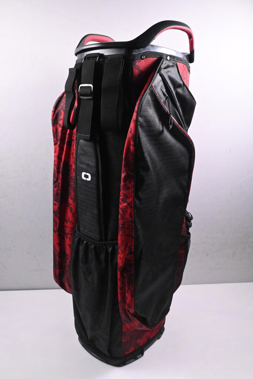 Ogio All Elements Silencer Cart Bag / 14-Way Divider / Black, Red