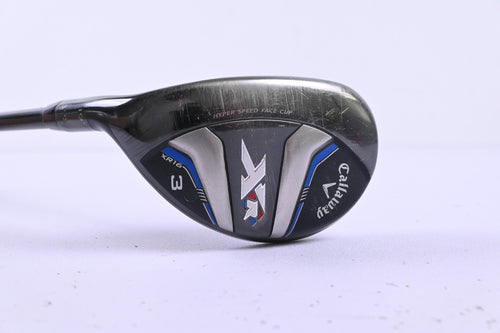 Left Hand Callaway XR16 OS #3 Hybrid / 19 Degree / Stiff Flex Fubuki AT60 Shaft